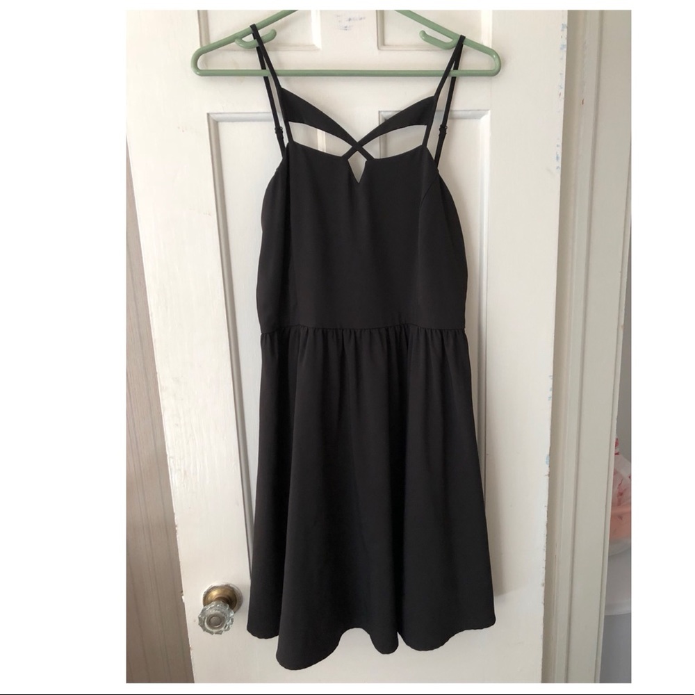 Black cocktail dress